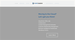 Desktop Screenshot of forte-design.com